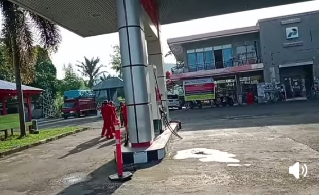 46 Hari Tutup, SPBU Malunda Kembali Beroperasi dengan SOP Berlapis