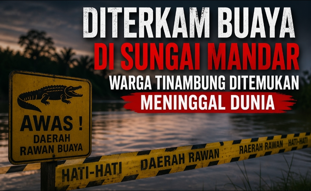 ‎Diterkam Buaya di Sungai Mandar, Warga Tinambung Ditemukan Meninggal Dunia