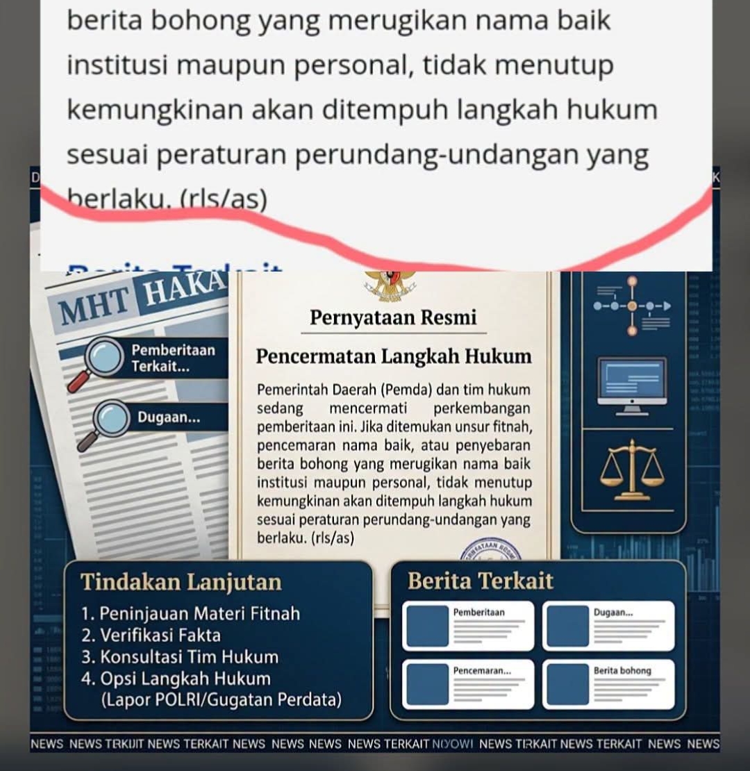 PEMDA DAN TIM HUKUM CERMATI PEMBERITAAN SETORAN RP540 JUTA ANGGARAN REVITALISASI SEKOLAH DISOROT,