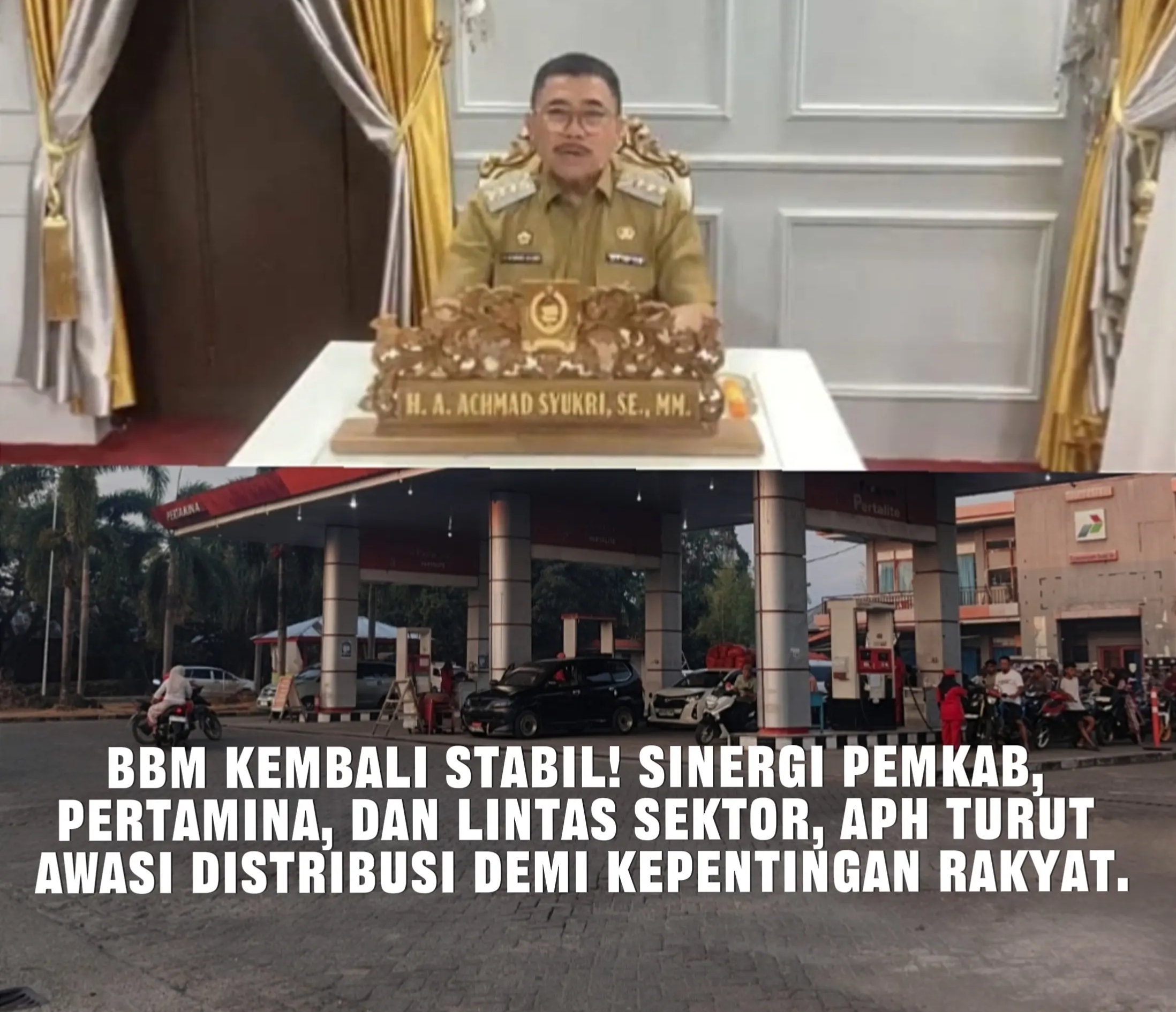BBM Kembali Stabil, Pemerintah Kabupaten Majene Patut Diapresiasi: Antrean Panjang Berangsur Hilang