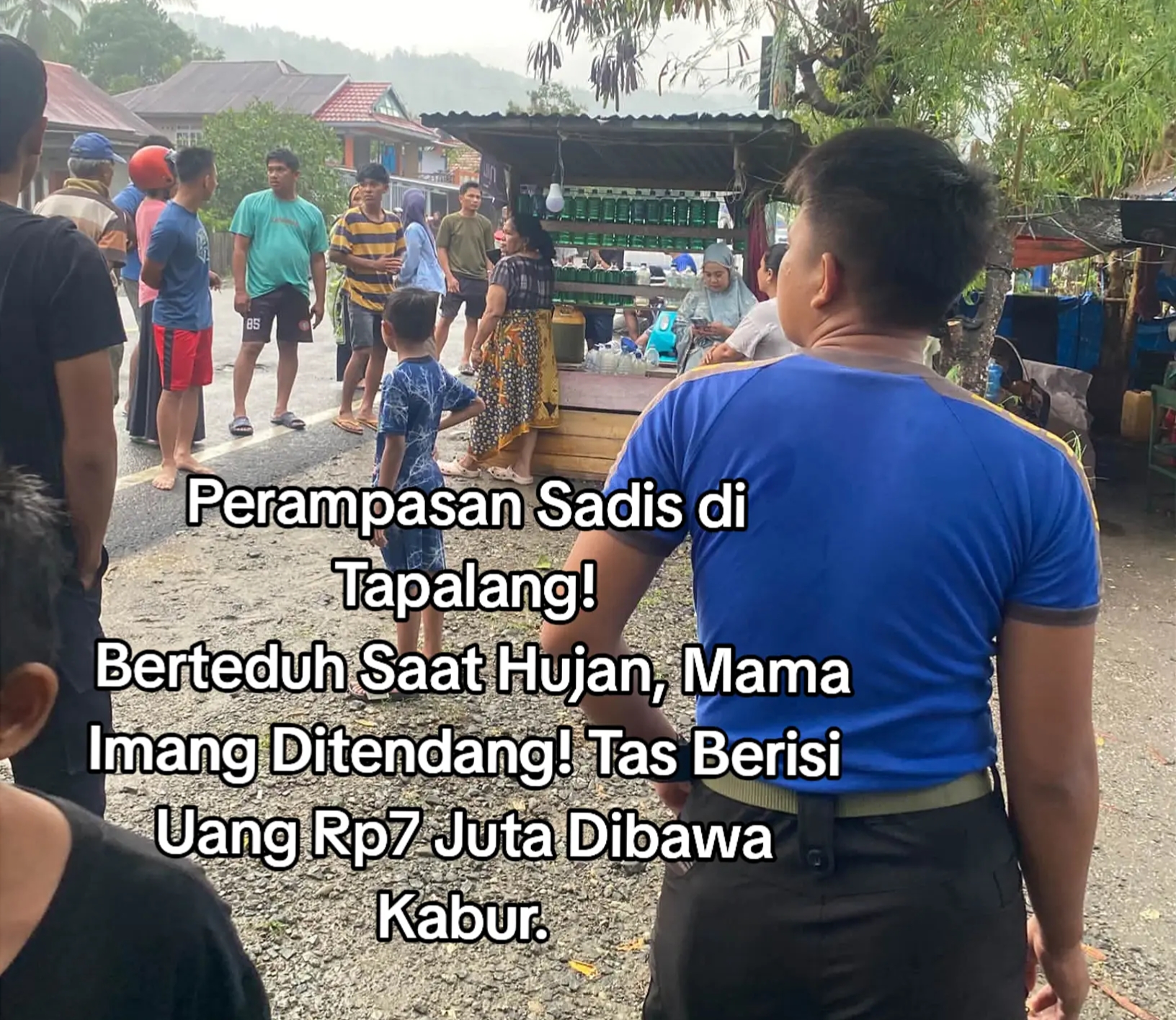Berteduh Saat Hujan, Perempuan di Tapalang Diduga Jadi Korban Perampasan Tas Berisi Uang Rp7 Juta