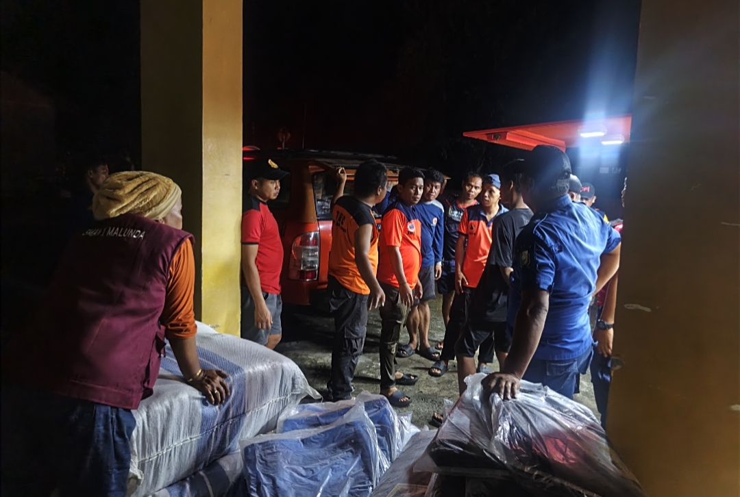 Cuaca ekstrem di Malunda, 42 rumah rusak, BPBD Majene salurkan bantuan darurat